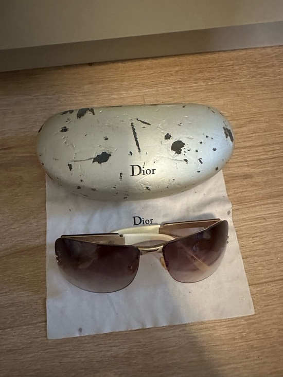 Dior Vintage Y2K  Gradient Burgundy to Brown Sunglasses main image 7